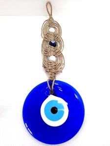 Tenture murale en macramé avec motif géométrique Pièce décorative faite à la main pour les maisons contemporaines - Product Image 2