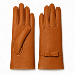 Musterexemplar Hochwertige Maßgefertigte Lederhandschuhe, Weiche Winter-Schafsleder-Touchscreen-Handschuhe in Opernlänge zum Autofahren - Product Image 5