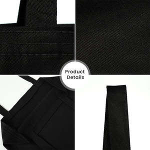 Bolsa de Tela Negra Personalizable de Algodón para Año Nuevo, 14 x 16 Pulgadas (35 x 40 cm), Bolsas de Lona de Algodón para Eventos y Promociones - Product Image 3