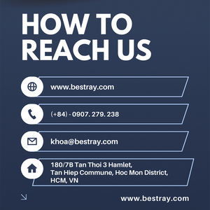 BESTRAY INOX ถาดจัดสายเคเบิล PVC 304ความสูง54มม. กว้าง50มม. ยาว3ม. ส่งตรงจากเวียดนามผลิตภัณฑ์เดินสายเคเบิลที่ดีที่สุด - Product Image 6