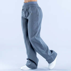 Women Oversized High Waist Wide Leg Solid Breathable Eco-Friendly <b>Yoga</b> Leggings <b>Loose</b> Fit - Product Image 6