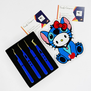 Nouvelle tuile d'extension de cils de palette de cils irisés sur mesure/pince à cils durable de conception innovante au Laser mettant en vedette - Product Image 6