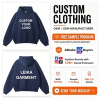 Fabrication de sweats à capuche en coton lourd personnalisés avec logo OEM ODM, unisexes, surdimensionnés, unis, streetwear, pour hommes