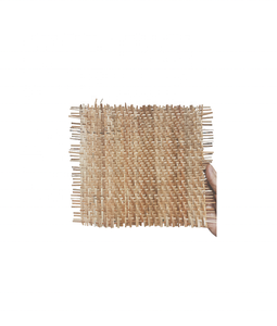 Cinta de caña de ratán blanqueada pretejida Núcleo de ratán de malla tejida cercana Sostenible para cama o juego para bastones y postes - Product Image 3