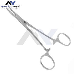 Pinzas Hemostáticas Curvas de 15.0 cm, Instrumento Quirúrgico de Acero Inoxidable de Precisión para Control Hemostático - Product Image 6