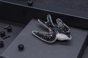 Perles de rocaille à la mode broderie sangle sac breloques avec Design moderne perles de rocaille perlée sangle sac breloques pour sacs personnalisés - Product Image 5