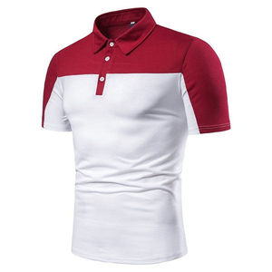 Polo pour hommes de couleur unie pour adultes Polo pour hommes de grande taille Vêtements d'été Polos à manches courtes Respirant OEM 2025 - Product Image 1