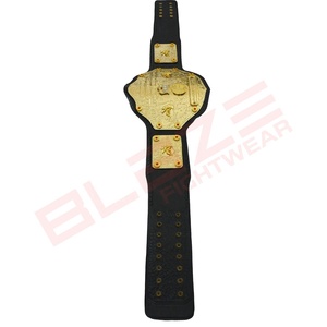 Ceinture de champion en or, ceinture de champion en cuir véritable, ceinture de champion en cuir véritable du Pakistan - Product Image 4