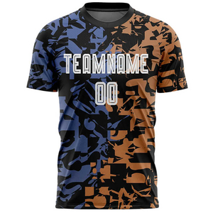 Camiseta de fútbol de estilo brasileño, uniforme de fútbol de sublimación vibrante, camiseta de fútbol de tela de rendimiento ligero, ropa de equipo personalizada - Product Image 1