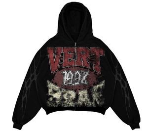 เสื้อฮู้ดมีซิปแบบกำหนดเองในซักกรดสไตล์วินเทจเสื้อสเวตเชิ้ตสตรีทพิมพ์ลายออกแบบได้ตามต้องการโดยผู้ผลิตแฟชั่นขายส่ง - Product Image 4