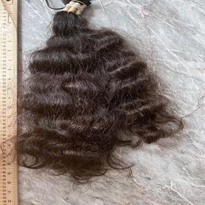 Cabello crudo birmano vietnamita sin procesar Virgen Rizado Paquete de vendedores de cabello ondulado, Cabello humano crudo alineado con cutícula del Sur indio real - Product Image 5