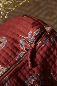 กระเป๋าเดินทางผ้าฝ้ายพิมพ์ลายด้วยมือแบบ Ajrak หรูหรา ปิดด้วยซิป เหมาะสำหรับวันหยุดสุดสัปดาห์ กีฬา ความจุขนาดใหญ่ เป็นมิตรกับสิ่งแวดล้อม ทนทาน คุณภาพสูง - Product Image 3