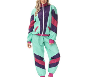 Ensemble de survêtement 2 pièces pour femme, taille plus, logo personnalisable, respirant, léger, coupe-vent, jogging, survêtement d'hiver pour l'extérieur - Product Image 6