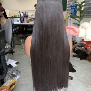 100% cabello humano tejido al por mayor cabello virgen vietnamita, extensión de cabello humano virgen vietnamita, hueso sedoso recto - Product Image 1
