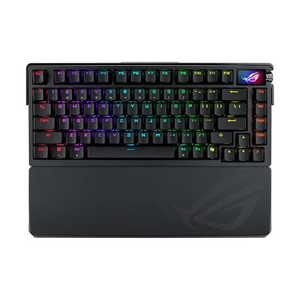 คีย์บอร์ดไร้สาย SUS ROG Azoth Extreme 90MP03MA-BKGA01 75% แบบกลไก, หน้าจอ OLED, ปุ่มกด PBT - Product Image 1