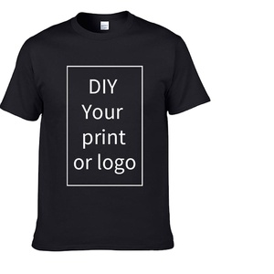 Camiseta Original Simple Letter de Alta Calidad con Estampado para Hombre y Niño, Manga Larga, 100% Algodón, Top de Verano, Envío Gratis - Product Image 1