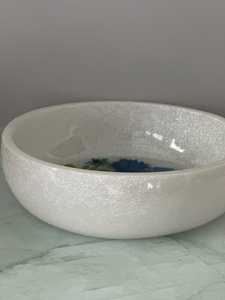 Bol en résine fait main coloré, porte-bijoux décoratif, art en époxy, boîte à bibelots, décoration d'intérieur moderne unique, pièce maîtresse, cadeau - Product Image 6