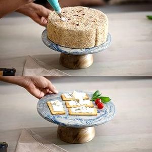 <b>Cake</b> <b>Stand</b> for Wedding Decoration Acacia Wood Natural Finished <b>3</b> <b>Tier</b> <b>Cake</b> <b>Stand</b> with Custom Logo High Quality finished - Product Image 4
