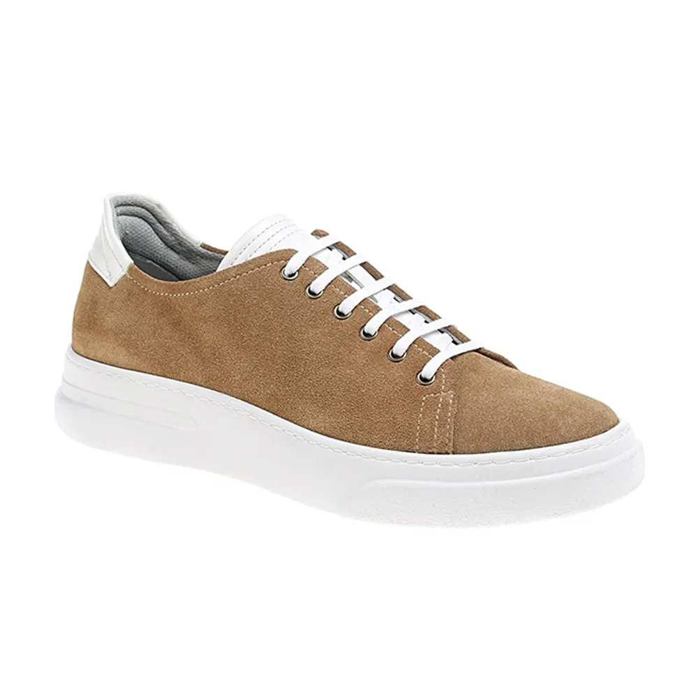 Eva Sole Pool Suede Sneakers Shoes Fashion Casual Camel Colour Man Footwear Genuine Leather Four Seasons Shoes