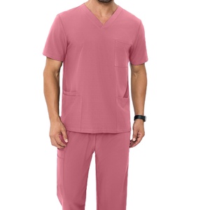 Wholesale Custom High Quality Hospital <b>Doctors</b> uniform Scrub Nursing Uniform <b>Sets</b> Medical Wear Men Scrub Suit MADE BY HS 2026 - Product Image 2