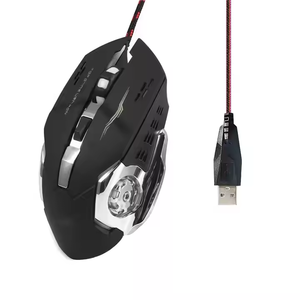 เมาส์เกมมิ่งแบบมีสาย 6 ปุ่ม ไฟ LED Backlit สำหรับมือขวา ใช้ได้กับ PC แล็ปท็อป-ขายส่ง OEM - Product Image 4