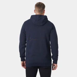 Sudadera con capucha para hombre, de algodón grueso, informal, con cremallera, estilo urbano, cálida, transpirable, con patrón liso, opción de talla personalizada, personalizable - Product Image 5