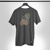 T-shirt Homme Personnalisé en Coton 100% à Manches Courtes, Impression Numérique, Qualité Supérieure, Nouveau Design 2025 – Vente en Gros Fabricant