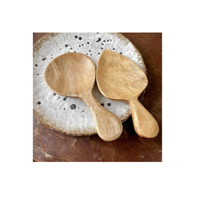 Serveur de salade en bois taille personnalisée meilleur daigner fournisseur en gros fabrication Serveur de salade en bois de mangue - Product Image 5