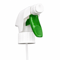 Semprotan Plastik Putih 28mm Sekrup 1.2cc Semua Plastik Dapat Didaur Ulang Tahan Anak Nozzle ON OFF 6 Warna Tersedia
