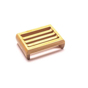 Plateau porte-savon en bambou biodégradable pour baignoire d'hôtel de voyage unique et soigné - Product Image 4