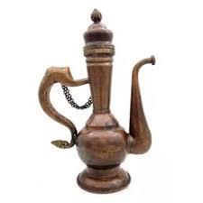 Hand Crafted Brass Aftaba With Gold Arabic Brass Metal Aftaba Silapchi Set With <b>Stand</b> - Product Image 6