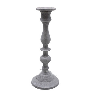 Ensemble décoratif en aluminium de 2 bougeoirs en métal avec revêtement en poudre bleu pour la décoration de la maison et du mariage. - Product Image 6