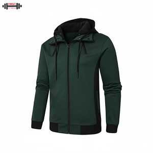ODM/OEM Wholesale Winter Streetwear Men's & Women's Full Zip up Custom Print Logo Front Hoodies Fleece <b>Sweatshirt</b> - Product Image 1