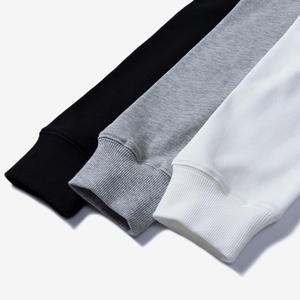 Oem Custom Streetwear unisexe sweat à capuche zippé surdimensionné uni 100% coton de haute qualité sweat à capuche en éponge française avec fermeture éclair - Product Image 3