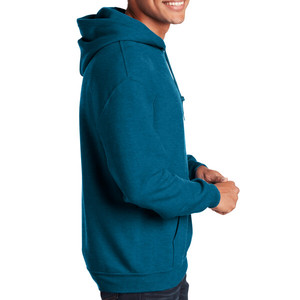 Sweat à capuche en molleton de coton premium pour homme, logo personnalisé, motif uni, broderie 3D, hiver, ODM, taille XXS - Product Image 3