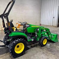 Mini Tractor John Deere 120R de 30 HP con Motor Probado e Inspeccionado en Alemania para un Bajo Número de Horas de Trabajo