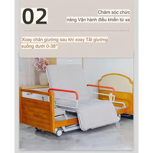 Lit médical ergonomique ECU PLUS certifié ISO, mobilier hospitalier, construction en acier et métal, garantie de 3 ans - Product Image 6