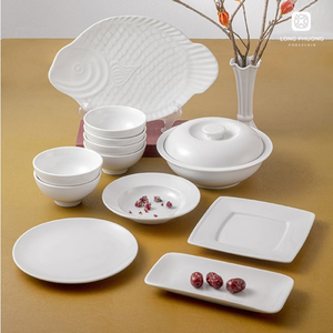 Service de vaisselle en céramique 12 pièces du Vietnam-Vaisselle en porcelaine An Khuong pour les repas quotidiens en famille-Vente en gros OEM/ODM disponible - Product Image 5