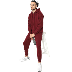 Sudaderas con capucha y pantalones de chándal Traje de 2 piezas Jogging Ropa deportiva de invierno Hombres Chándal Conjunto personalizado - Product Image 5