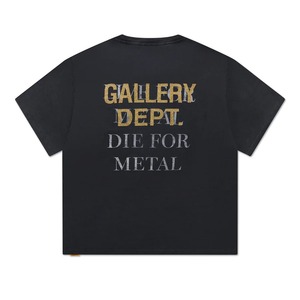Venta al por mayor de peso pesado de alta calidad galería gráfico camiseta logotipo personalizado impreso hombres camisetas de gran tamaño Drop Shoulder Tees - Product Image 5
