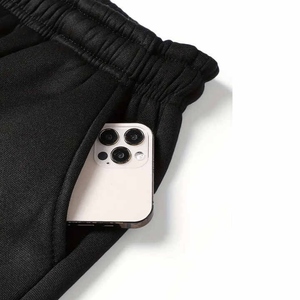 Vente en gros d'usine de survêtements pour hommes vieillis Survêtement d'hiver Ensemble pantalon à capuche Broderie respirante Lavage à l'acide Ecran personnalisé - Product Image 4