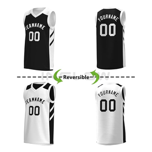 Camiseta de baloncesto personalizada Ropa de baloncesto Diseños de uniformes 100% poliéster Patrón de equipo juvenil Conjuntos de sublimación - Product Image 5