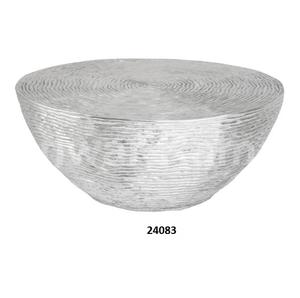 โต๊ะข้างสแตนเลสสตีลหินอ่อนแข็งทำด้วยมือสีเงินพร้อมโต๊ะชาและกาแฟสำหรับสำนักงาน - Product Image 6