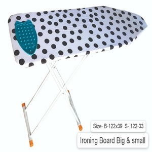 Tabla de planchar plegable en tamaños grandes y pequeños con almohadilla de protección contra el calor Superficie de metal duradera para camisas Pantalones Sábanas - Product Image 1