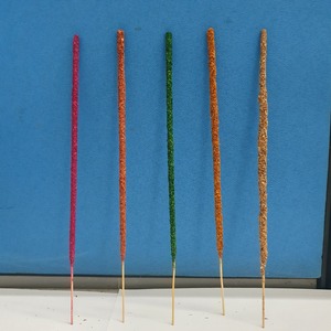 High Quality 9 Inch Charcoal Incense <b>Sticks</b> Handcrafted Pure Coloured Dried Flowers Good Aroma Fragrance for Home Use Made India - Product Image 5