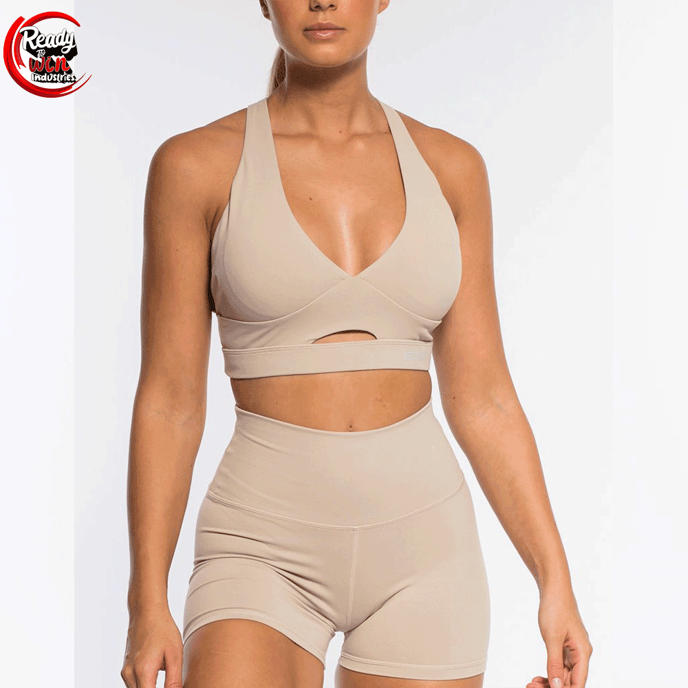Workout Sets for Women Athletic Suit Quick Dry Yoga Top Bra Sports Leggings Plus Size Gym Fitness