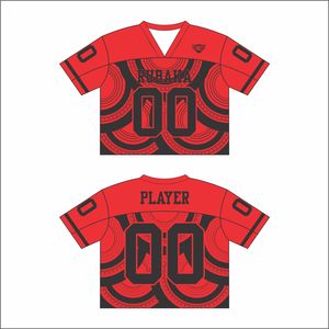 Personalizable Vintage Streetwear Fútbol Entrenamiento Deportes Top Transpirable Protección Malla Camiseta Gráfico Fútbol Americano Jersey - Product Image 6