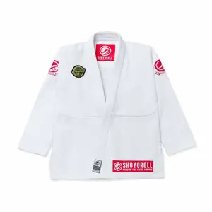 Judo Kimono&#39;s für Erwachsene Einheitliche Sportbekleidung Unisex Stickerei 100 % Baumwolle Unisex Kunstjacke IJF Judo Gi W/Preshrunk Stoff