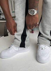 Pantalones de Jogger Unisex de alta calidad, pantalones de chándal para hombre, logotipo personalizado bordado, pierna recta, forro polar, cordón, cierre de cintura elástica - Product Image 6