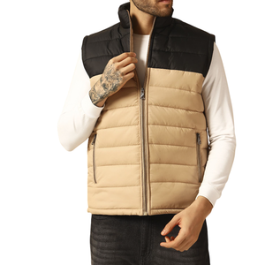 Men's Custom Quilted <b>Puffer</b> <b>Vest</b> - Breathable Sleeveless Warm <b>Jacket</b> New Design Mens Urban Winter Fashion Wear - Product Image 4